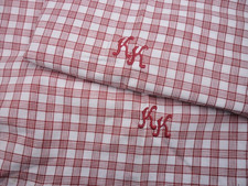 Antike Bauern Bettwäsche  mit Monogramm Decke und Kissen Bezug  reine Baumwolle