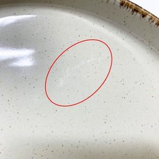 Steingut Geschirrset (mit Kratzer) 12 Personen Rustic 36 tlg., Hochwertiges