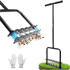 T-Griff Rasenbelüfter Rasenlüfter Vertikutierer Aerifizierer Hohlspoon Ablagesch