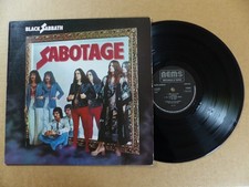 BLACK SABBATH Tony Iommi signed Autogramm auf "SABOTAGE" Vinyl Schallplatte LP