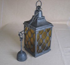 Lampe aus Zinn, massive