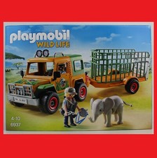 Playmobil 6937 Wild Life Rangergeländewagen mit Anhänger Afrika Safari Jeep NEU