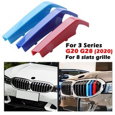 Insert M Farben Frontgrill Nieren Kühlergrill Trim Streifen Für BMW 3er G20 2019