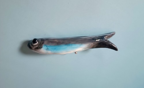 Tolle fisch brosche - fisch, •