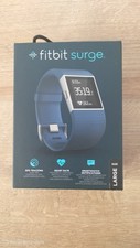 Fitbit Surge Wireless GPS Fitness Aktivitätstracker Smartwatch groß blau verpackt