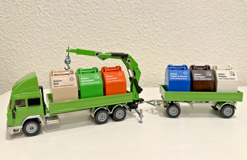 Siku 3813 iveco glas - siku, glas-recycling