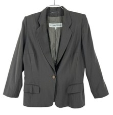 Vintage CERRUTI 1881 Blazer Jacke 100% Wolle Damen Größe UK:12 - M