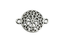 6 Verbinder Blume filigran