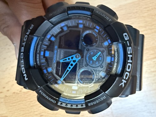Casio shock 100 schwarz - g-shock,