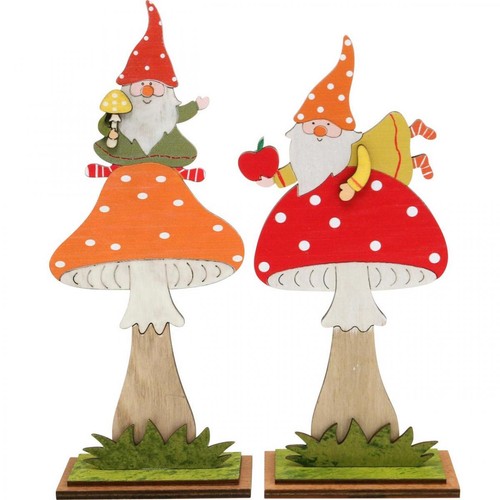 Fliegenpilz holzdeko herbst - holzdeko,