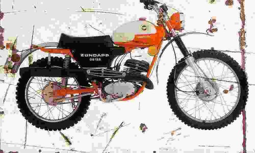 Zundapp gs125 1974 aged - zundapp,