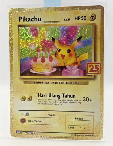 Pokemon tcg indonesia 25th - indonesia,