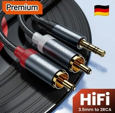 ✅Premium Cinch zu Aux Kabel