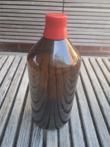Apothekerflasche liter braun - liter,