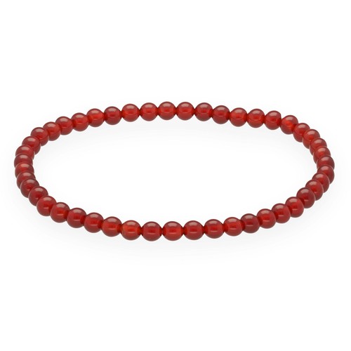 Karneol mini kugelarmband - mini-kugelarmband, 4mm