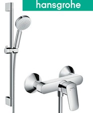 Hansgrohe Logis Duscharmatur Duschset Brause Armatur mit Brausegarnitur 4 Strahl