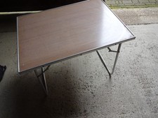 original DDR Campingtisch Alu 70/80er  gebraucht