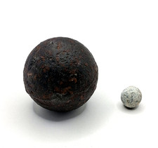 Kanonenkugel aus Eisen 1 1/2