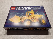 Lego TECHNIC Schaufelradlader 8853 mit Hinterradlenkung und Planierschild Bj1988