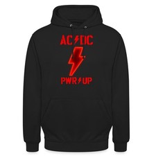 AC/DC Power Up Tour Logo PWR/UP Mit Backprint Unisex Hoodie