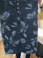 Lässiger midi jeans rock - lässiger,