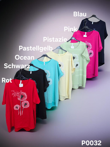Trendiger damen shirt kurzarm - trendiger,
