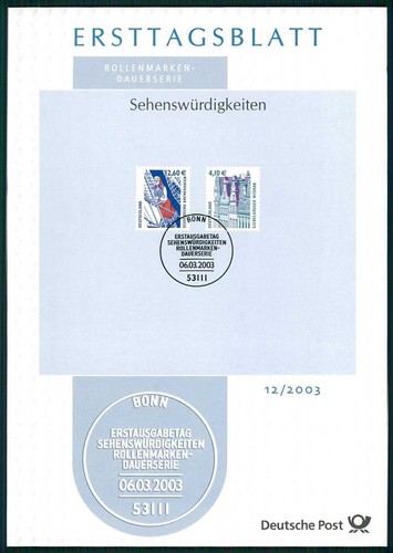 Brd etb ersttagsblatt - brd,
