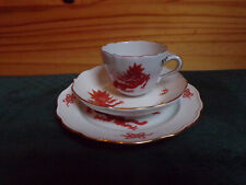 Meissen Schwerter Mokkagedeck 3teilig Mingdrache rot 2.Wahl  sehr selten top!!!