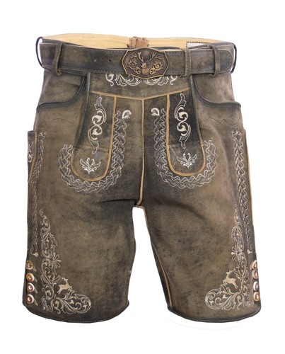 Kurze trachtenlederhose latz - trachtenlederhose,