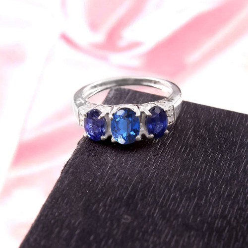 Aaa blauer spinell ring - ring, echt