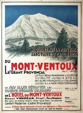 PLAKAT Poster Mont Ventoux