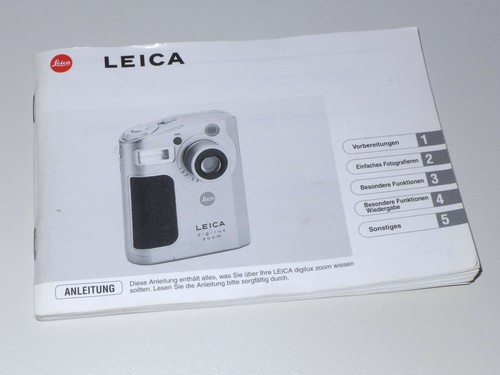Anleitung leica digilux - leica,