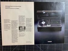 WEGA HiFi Kompakt studio 3000 Original 1973 Vintage Advert Werbung Reklame #2