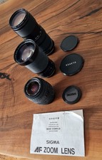 Konvolut Objektive SIGMA, Vivitar, MC MACRO COSINA