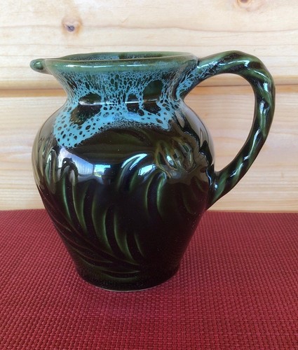 Keramik krug vase grün - keramik,
