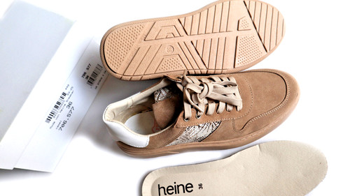 Heine plateau softe echt - heine, leder