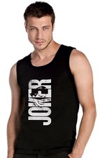Joker Logo  Ärmellos T-Shirt Top Tank Schwarz -21087 -SW