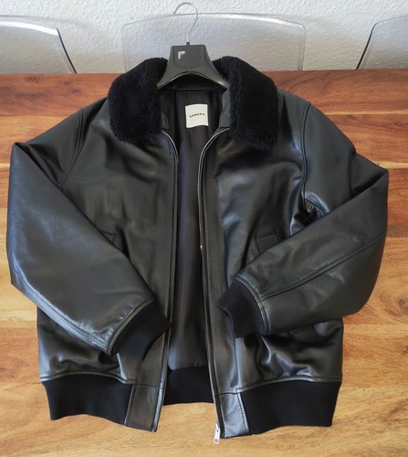 Sandro lederjacke pilotenjacke - sandro,