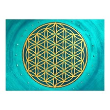 Smaragd Energiebild Blume des