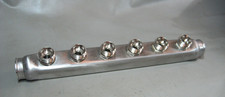 6 Edelstahl Heizkreisverteiler Fußbodenheizung HKV Verteil für Eurokonus 3/4 DE
