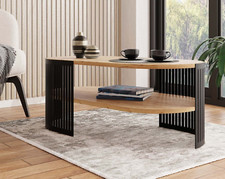 Couchtisch Sinenko II oval Beistelltisch Kaffeetische Design Sofatisch Tisch