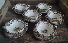 12 Teile (6 +6) Suppentasse