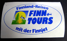 Werbe-Aufkleber Finn Tours