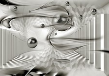 Kugeln Geometrisch Abstrakt VLIES FOTOTAPETE 3D WOHNZIMMER TAPETE WANDBILD XXL