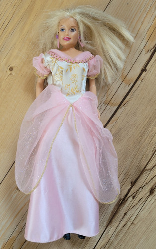 Barbie rosa kleid - barbie, vintage