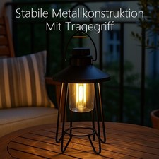 LED Tischlampe Vintage Laterne