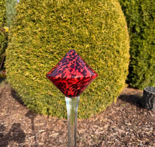 Glas gartenstecker 70cm - glas,