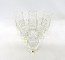 Kisslinger Rattenberg Tirol Kristall handgeschliffen Eulen auf Zweig 6x Bierglas