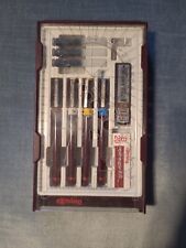 Rotring Tuschestifte, komplettes Set, unbenutzt, 3 Jahre alt. 