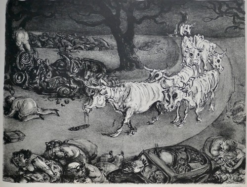 Paul weber lithographie - weber,,